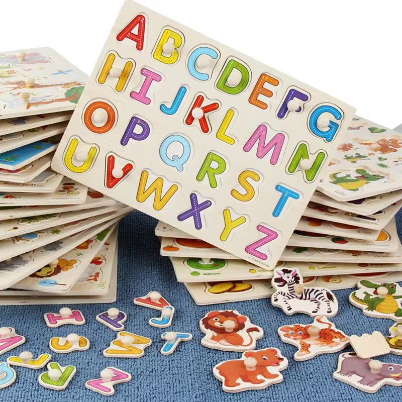 Wodden Alphabets puzzle Board!