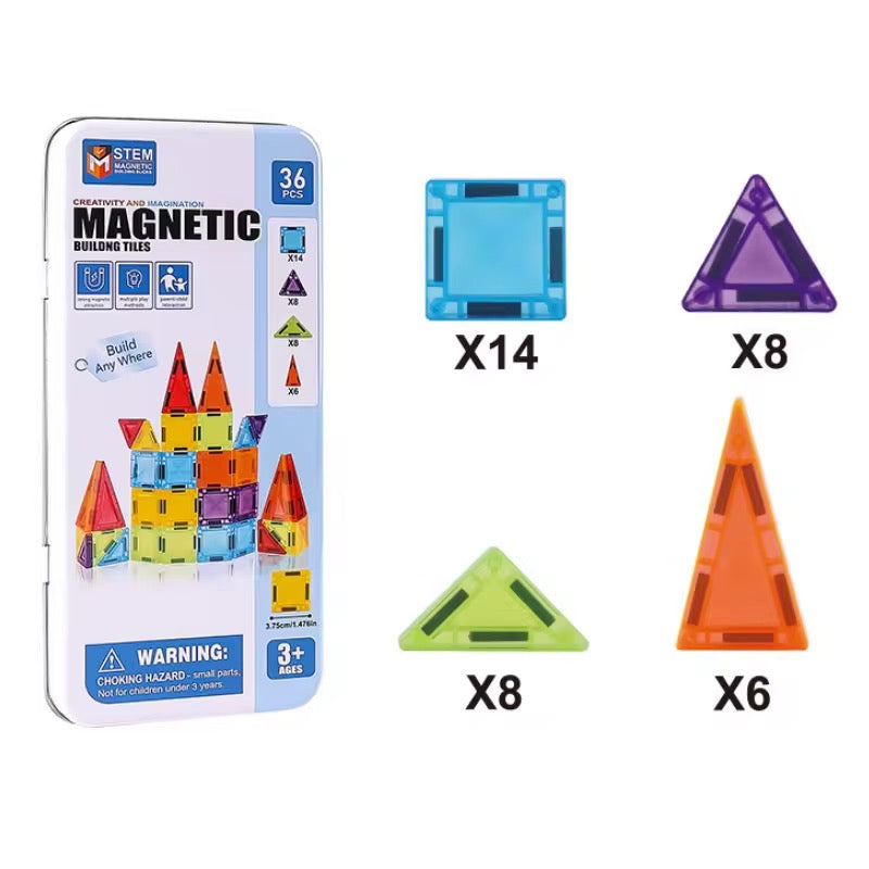 3D Magnetic Tiles Travel set !