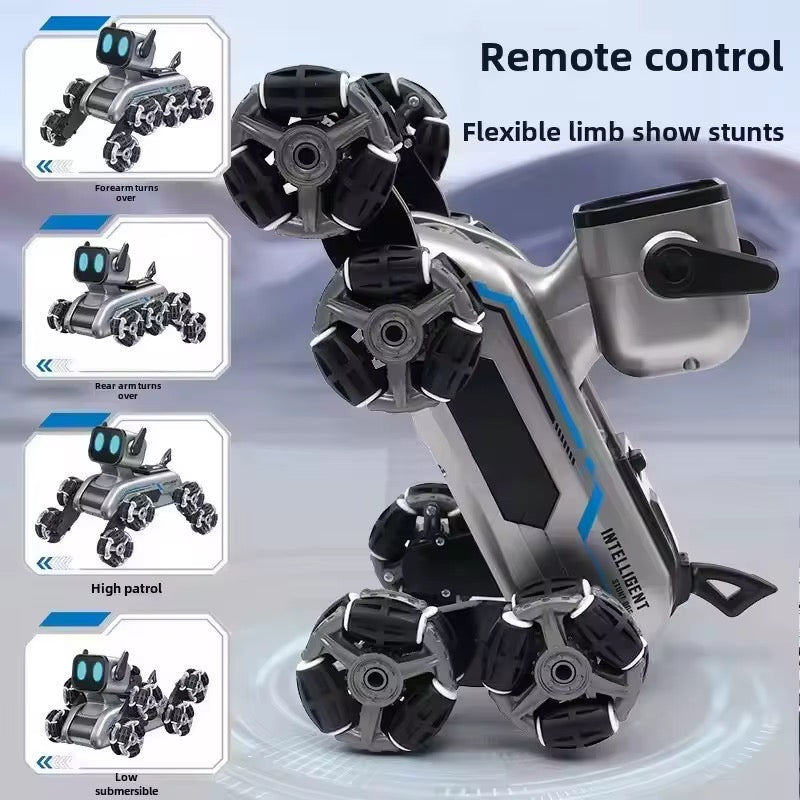 Remote & Watch Control Stunt Robot Dog with spray option