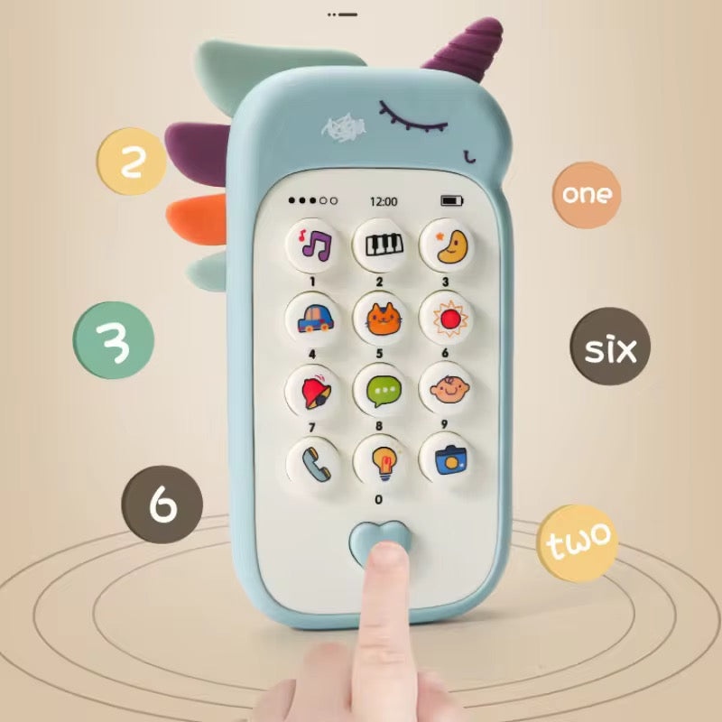 🦄 Educational Unicorn Phone Toy for Kids!