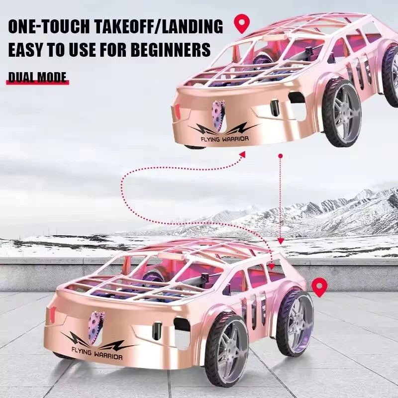 2in1 RC Mini Flying Car & Drone With Lights