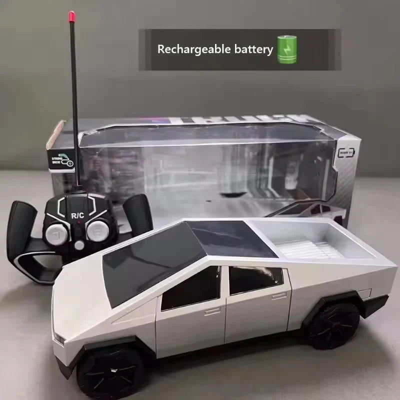 Tesla Cybertruck RC Remote Control Pickup Truck – Rechargeable Battery!