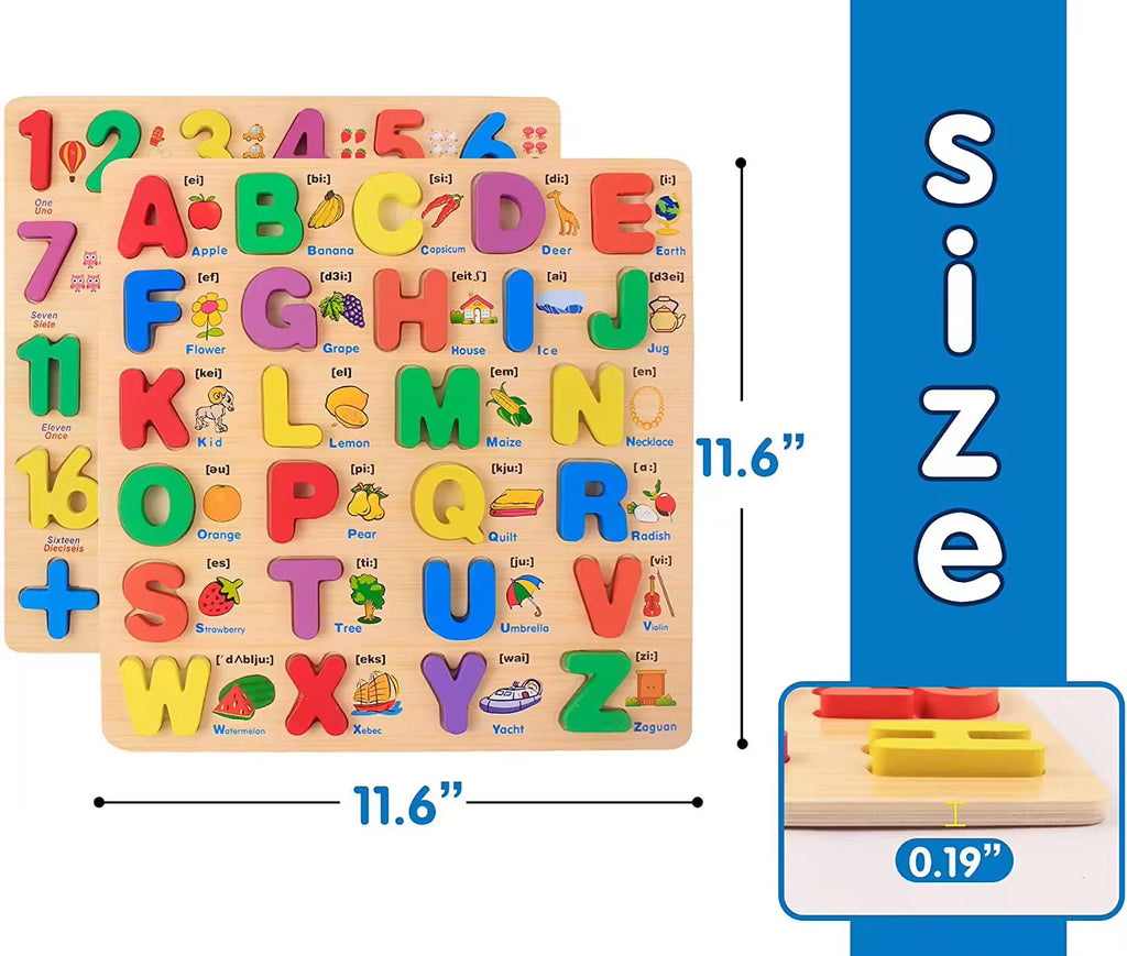 ABC Puzzle Board - 12 inches