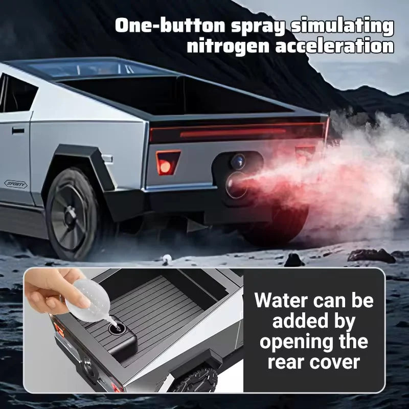 Tesla Cybertruck RC Remote Control Pickup Truck – Rechargeable Battery!