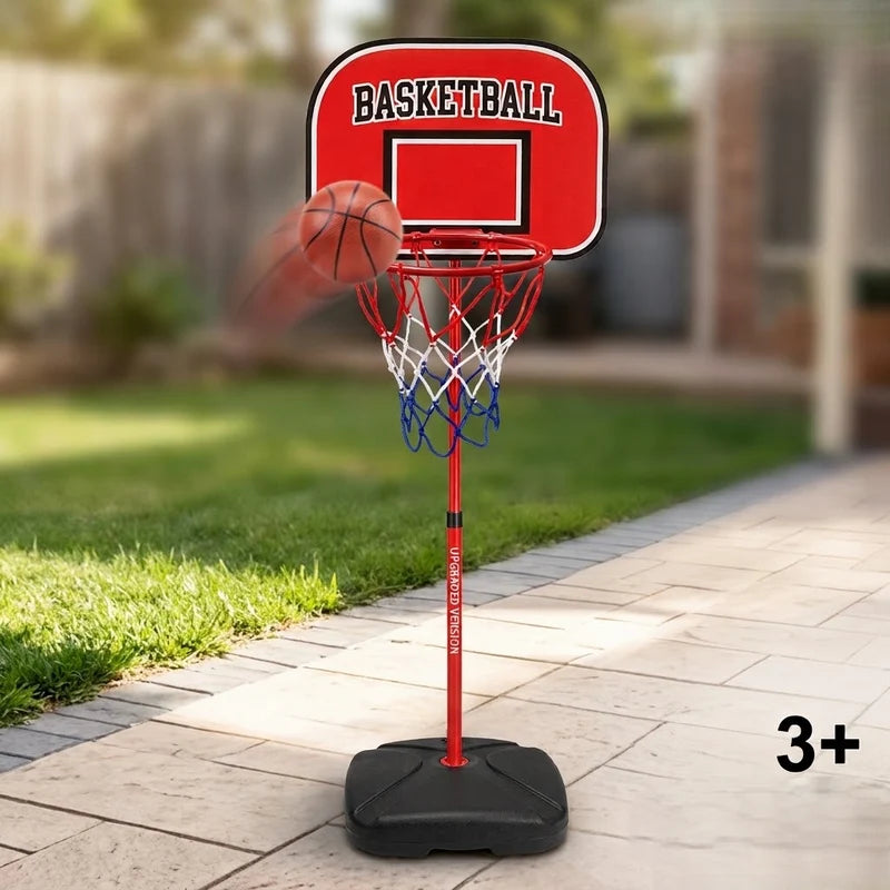 86cm Kids Adjustable Height Basketball Play Set