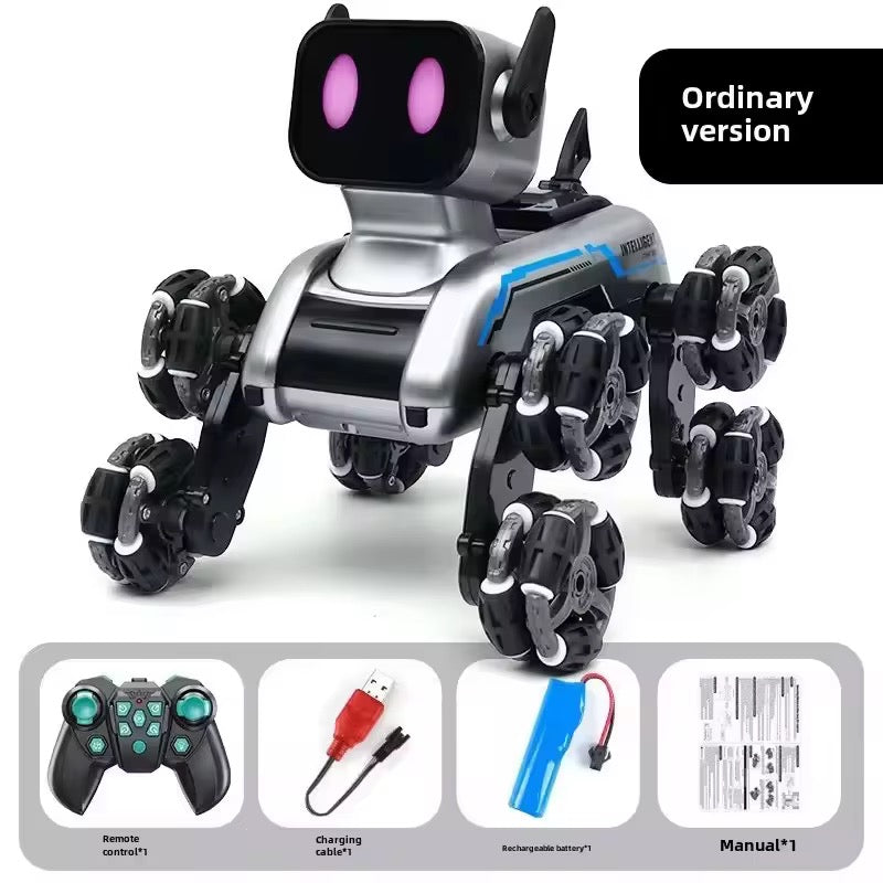 Remote & Watch Control Stunt Robot Dog with spray option