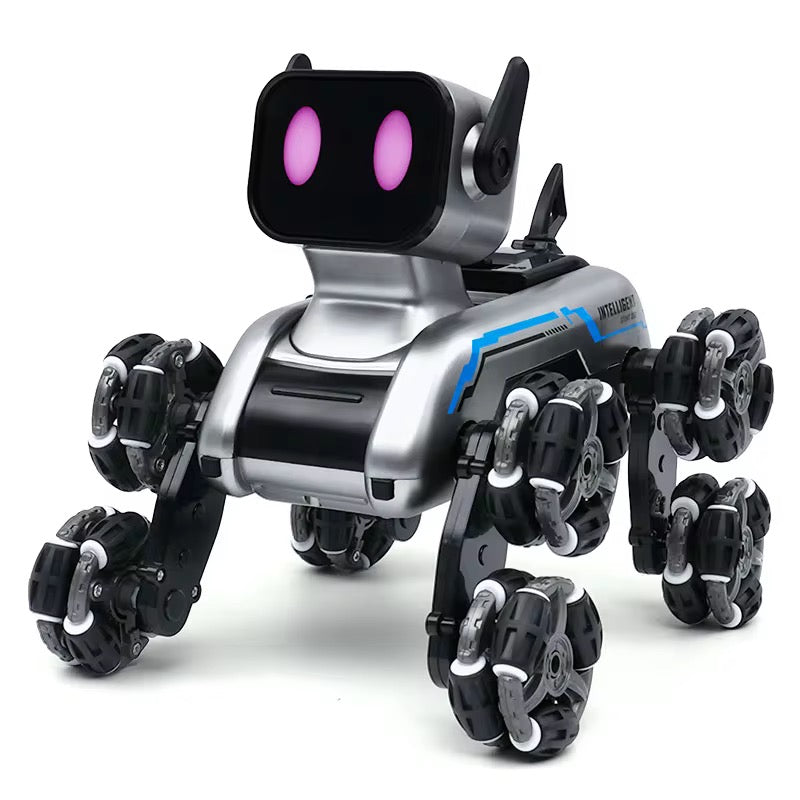 Remote & Watch Control Stunt Robot Dog with spray option