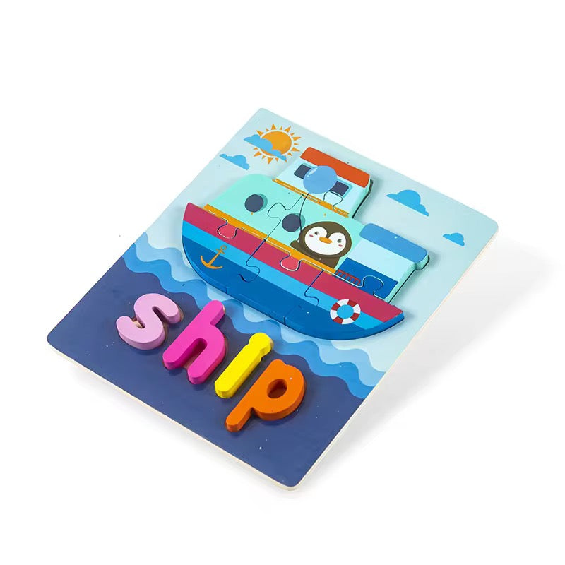 2 in 1 puzzle board for kids !