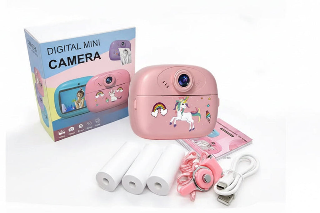Rechargeable Instant Print Camera with Paper!