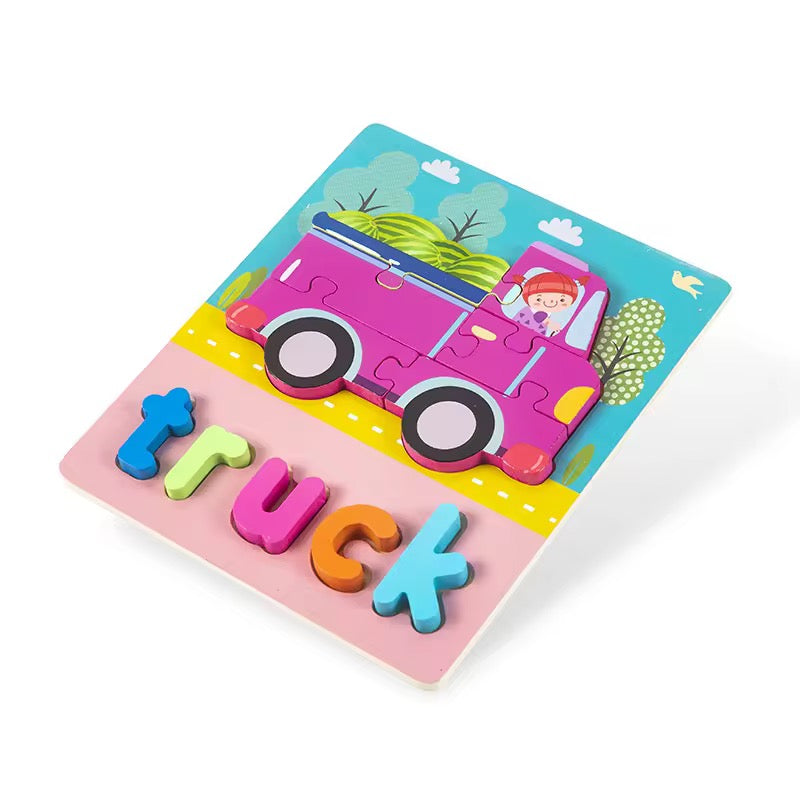 2 in 1 puzzle board for kids !