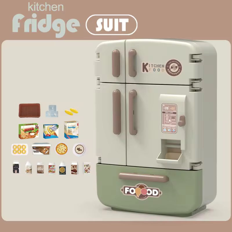Premium Quality Fridge Toy Set with Fruits & Food Accessories !
