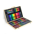 Colouring Art Kit – Multi-Character Box Set for Kids 188 pcs wooden case