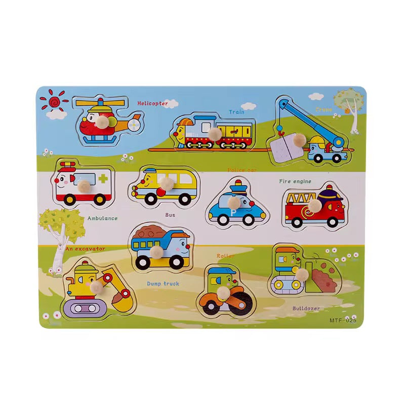 Wooden transport puzzle Board!
