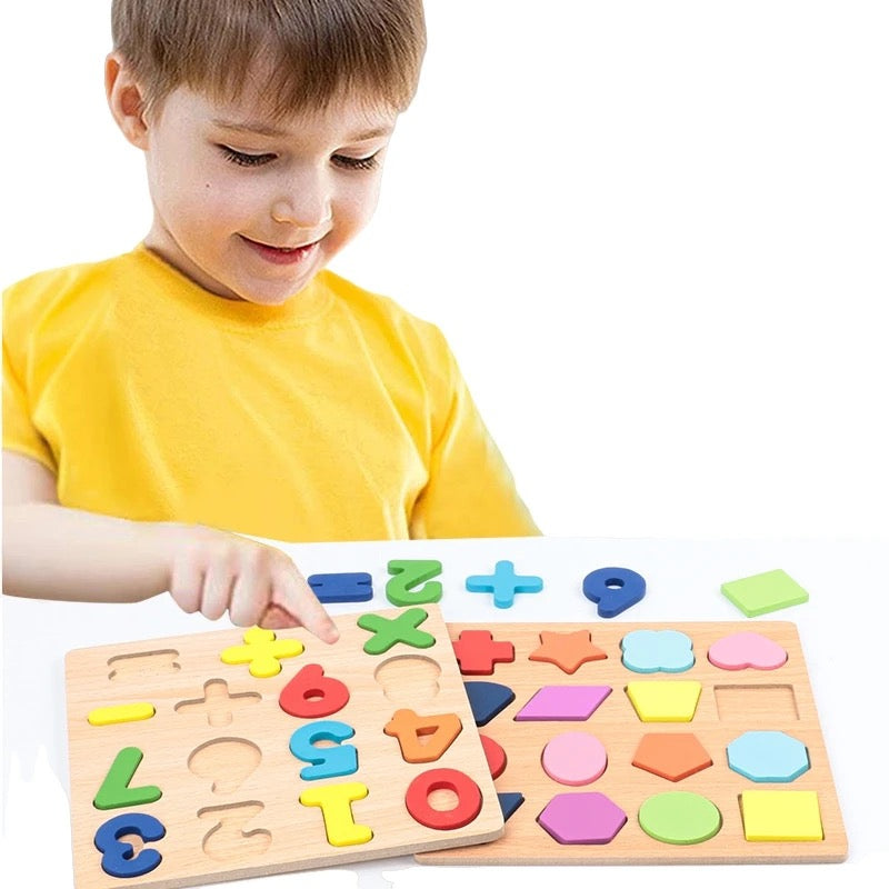 Wooden Numbers for Kids | Educational Toy Numbers 1 to 20 with Math Signs