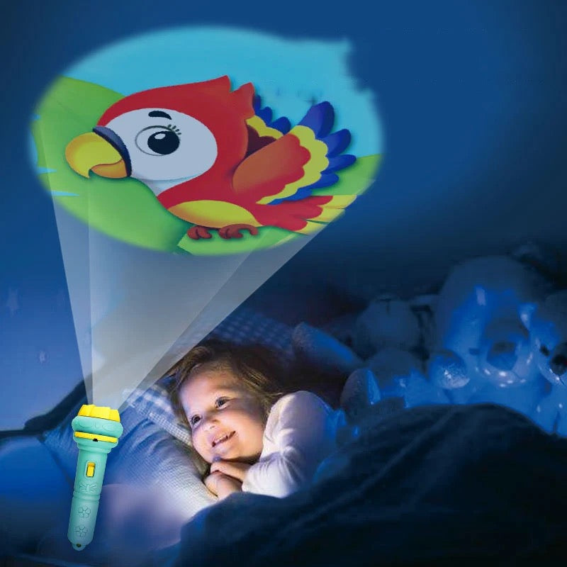Projector Flashlight Torch for Kids – 3 Reel with 24 Fun Random Images Box Pack