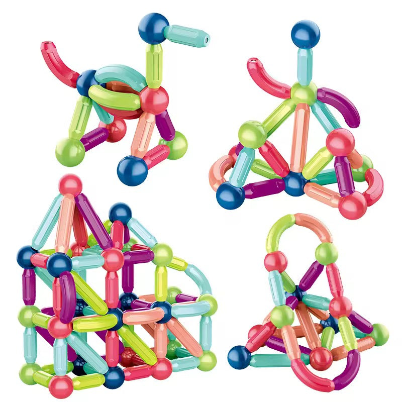 'Magnetic Building Blocks Set for Kids 3+ | Educational & Creative Toy'