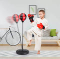 Kids Adjustable Height Boxing Game Stand