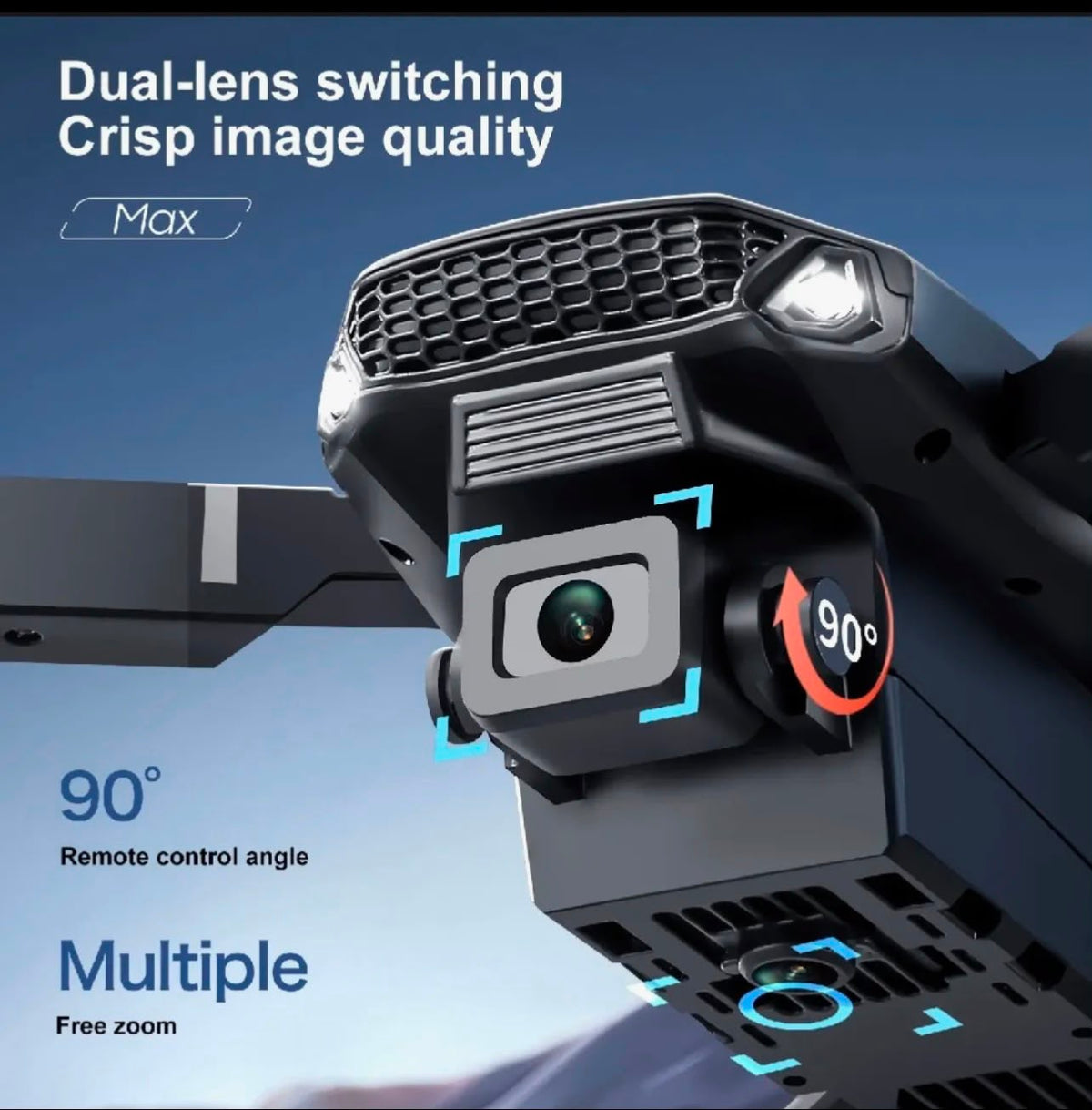 S3 Foldable Drone with HD Camera – Hover Function & Height Control