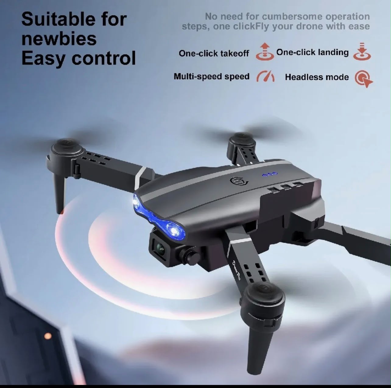 S3 Foldable Drone with HD Camera – Hover Function & Height Control