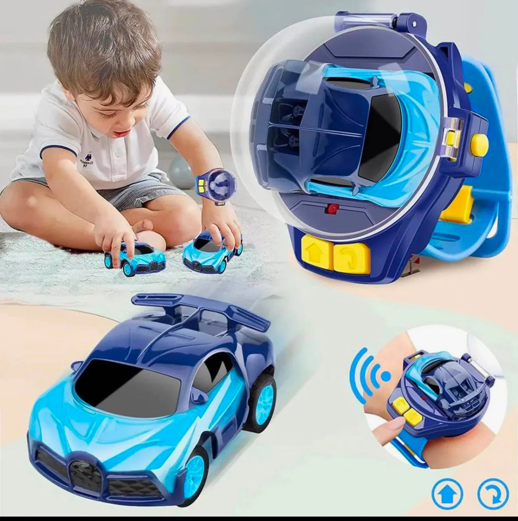 Mini Remote Control Car Watch Toy 2.4 GHz Wrist Racing Car Watch For Kids