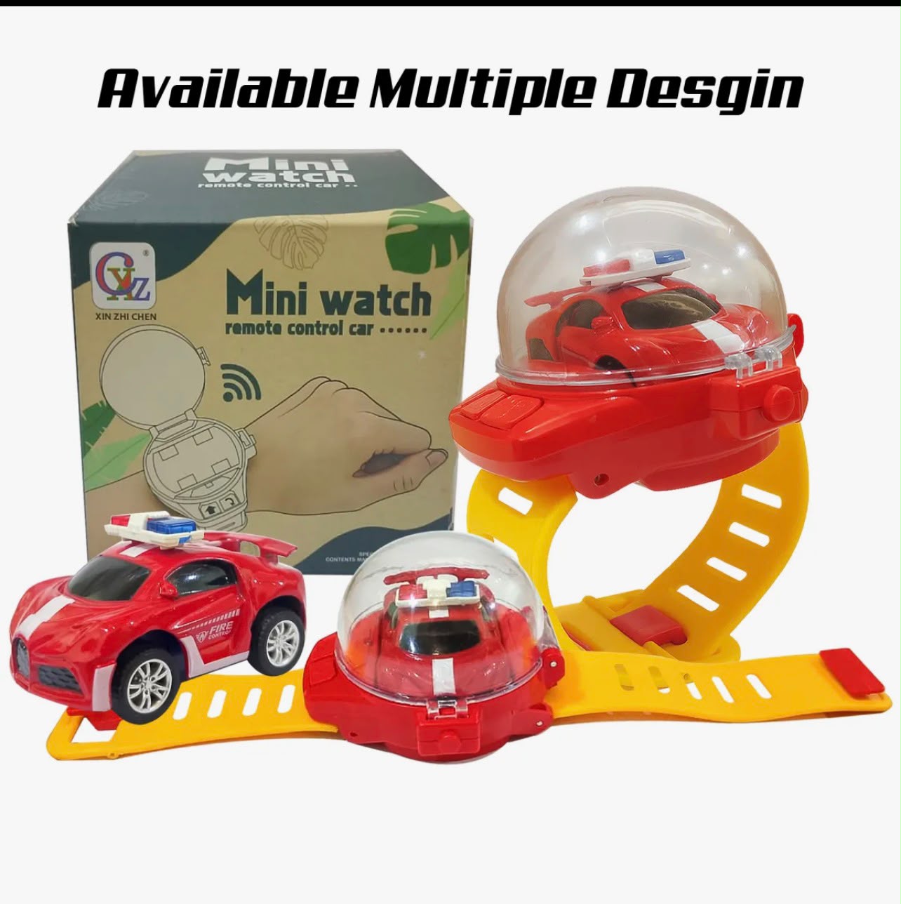 Mini Remote Control Car Watch Toy 2.4 GHz Wrist Racing Car Watch For Kids