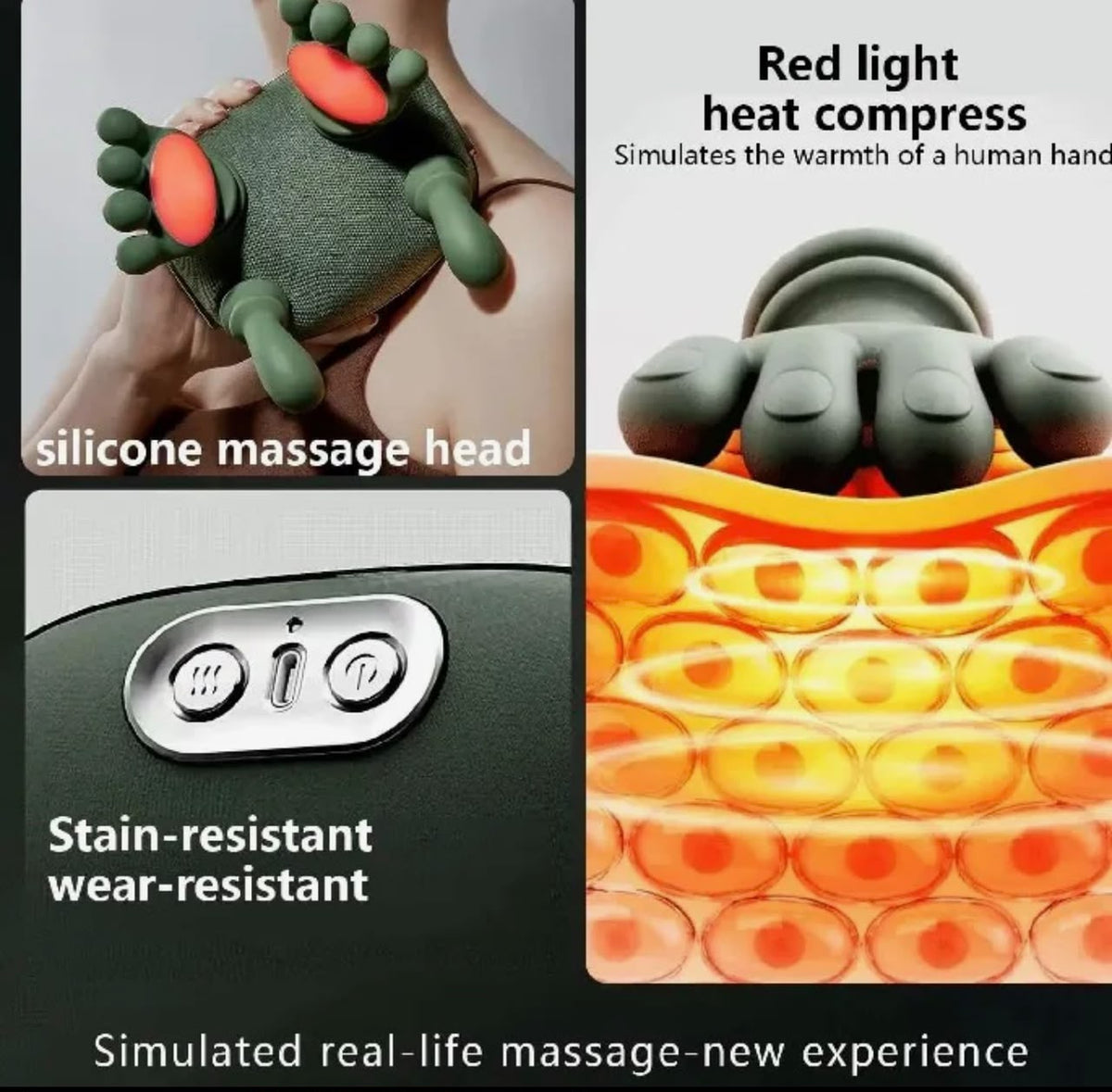 Rechargeable Shoulder & Neck Massager – Compact Portable Design