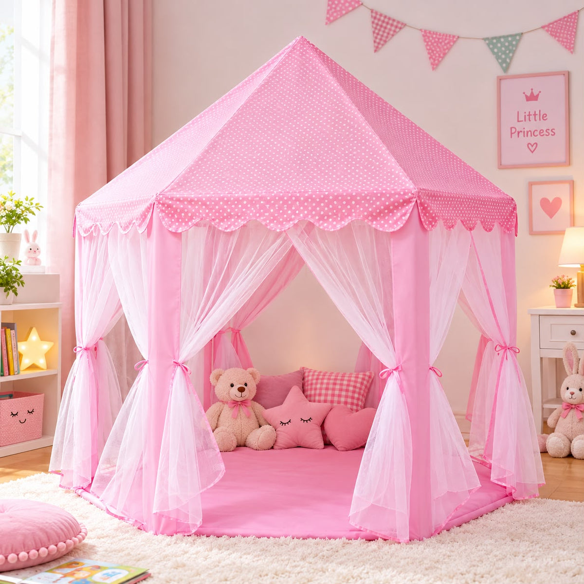High Quality Hexagon shape tent play House for kids!