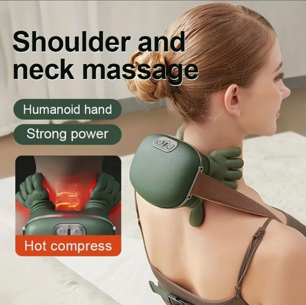 Rechargeable Shoulder & Neck Massager – Compact Portable Design