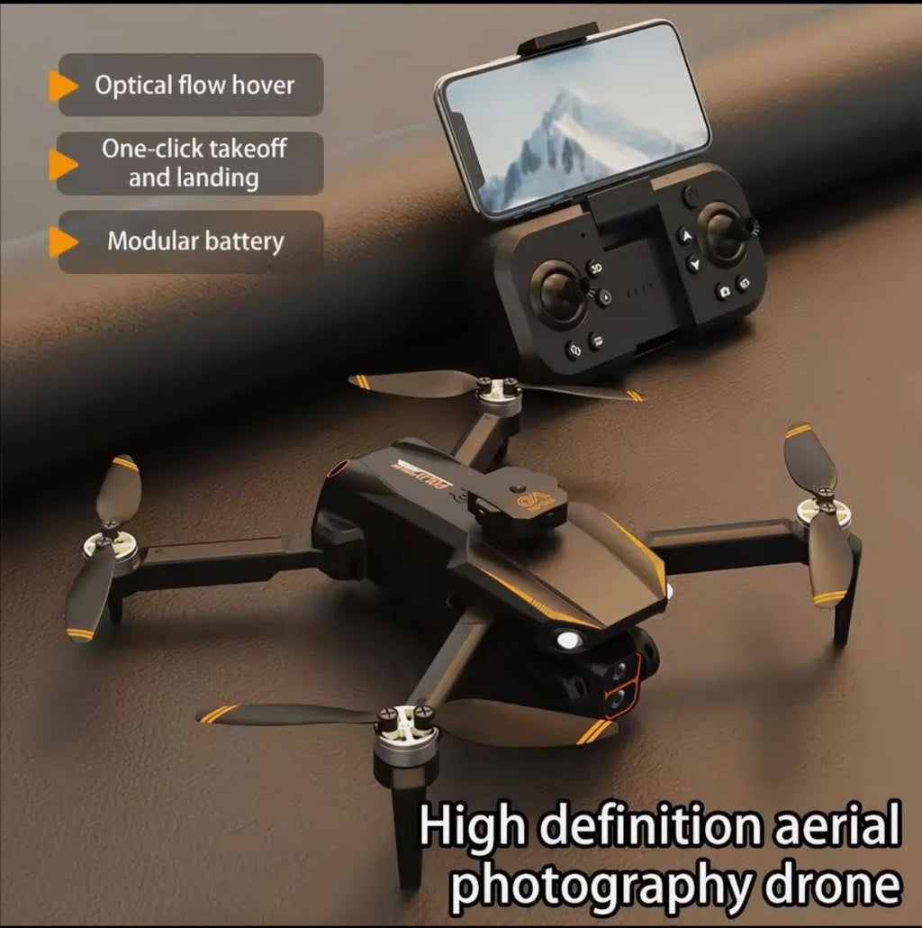 S26 Pro Dual Camera Foldable Drone with Double Battery & LED Lights