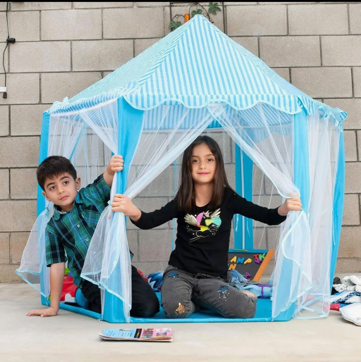 High Quality Hexagon shape tent play House for kids!